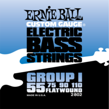 Ernie Ball - Flatwound Bass Group I 55-110 Basszusgitárhúr készlet