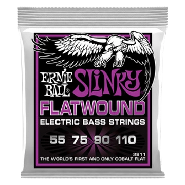 Ernie Ball - Flatwound Power Slinky Bass 55-110 Basszusgitárhúr készlet