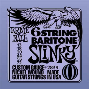 Ernie Ball - Nickel Wound Bariton Slinky 13-72 Elektromos Gitárhúr készlet