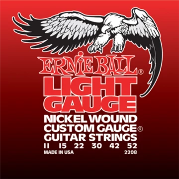 Ernie Ball - Nickel Wound Light Wound G 11-52 Elektromos Gitárhúr készlet