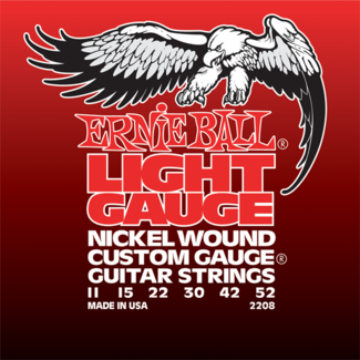 Ernie Ball - Nickel Wound Light Wound G 11-52 Elektromos Gitárhúr készlet