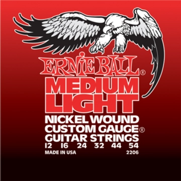 Ernie Ball - Nickel Wound Medium Light Wound G 12-54 Elektromos Gitárhúr készlet