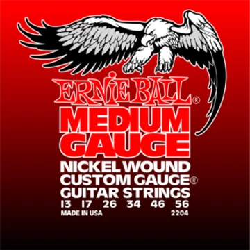 Ernie Ball - Nickel Wound Medium Wound G 13-56 Elektromos Gitárhúr készlet