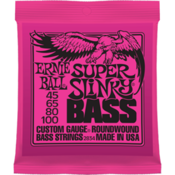 Ernie Ball - Nickel Wound Super Slinky Bass 45-100 Elektromos Basszusgitárhúr készlet