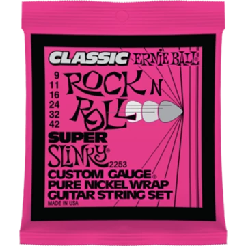 Ernie Ball - Pure Nickel Super Slinky 9-42 Elektromos Gitárhúr készlet