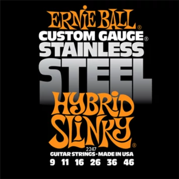 Ernie Ball - Stainless Steel Hybrid Slinky 9-46 Elektromos Gitárhúr készlet