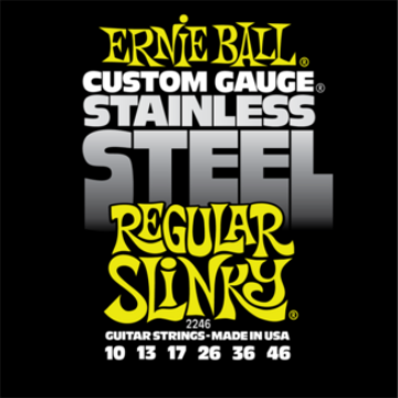 Ernie Ball - Stainless Steel Regular Slinky 10-46 Elektromos Gitárhúr készlet