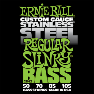 Ernie Ball - Stainless Steel Regular Slinky Bass 50-105 Basszusgitárhúr készlet