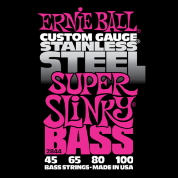 Ernie Ball - Stainless Steel Super Slinky Bass 45-100 Basszusgitárhúr készlet