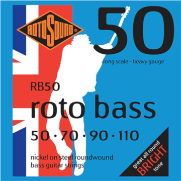 Rotosound - RB50 Basszusgitár húrkészlet nikkel 50 - 110