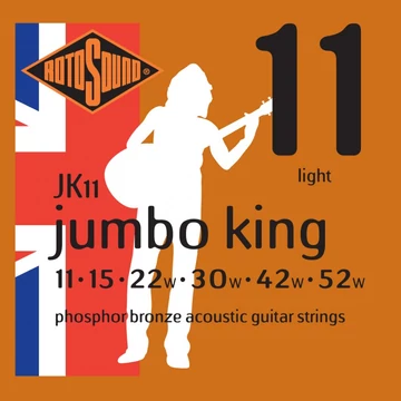 Rotosound - 11-52 Foszfor-Bronz Akusztikus Gitárhúr készlet