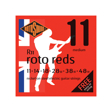 Rotosound - R11 Roto Reds medium elektromos gitárhúr készlet 11-48
