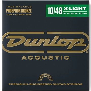 Dunlop - Phosphor Bronze akusztikus gitárhúr készlet 10-48