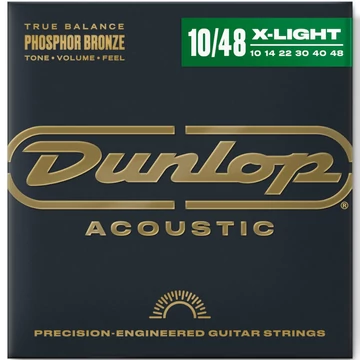 Dunlop - Phosphor Bronze akusztikus gitárhúr készlet 10-48