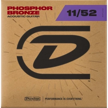 Dunlop - DAP1152 Akusztikus gitárhúr Phosporbronz 11-52