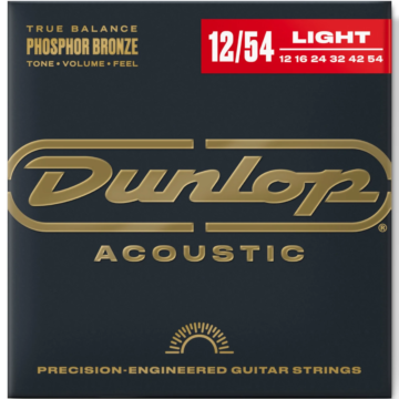 Dunlop - DAP1254 Akusztikus gitárhúr Phosporbronz 12-54