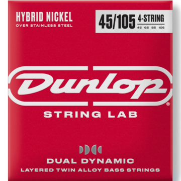 Dunlop - DBHYN45105 Hibrid basszusgitár húr - 4 húros 45-105