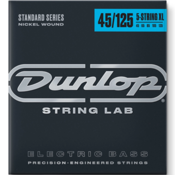 Dunlop - DBN45125XL 5 húros nikkel basszusgitár húr 45-125 XL