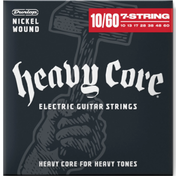 Dunlop - DHCN10607 elektromos gitárhúr Heavy Core 10-60 7 húros készlet