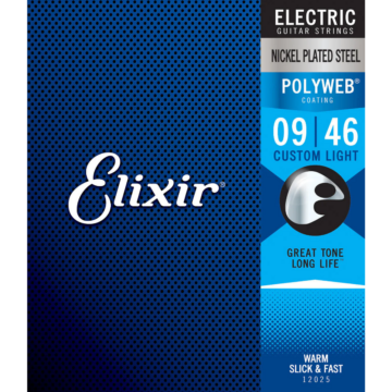 Elixir - PolyWeb (12025) 9-46 Custom Light elektromos húrkészlet