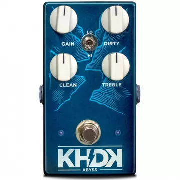 KHDK - Abyss Bass Overdrive torzítópedál basszusgitárhoz, szemből