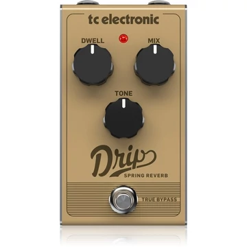 TC Electronic - Drip SPRNG Reverb effektpedál, szemből