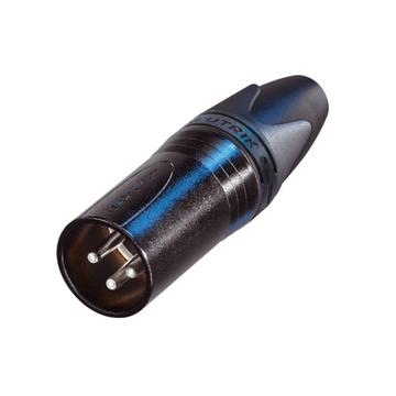 Neutrik - NC3MXXBAG 3 pólusú XLR dugó egyenes lengő