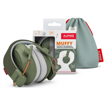 Alpine - Muffy fülvédőtok zöld