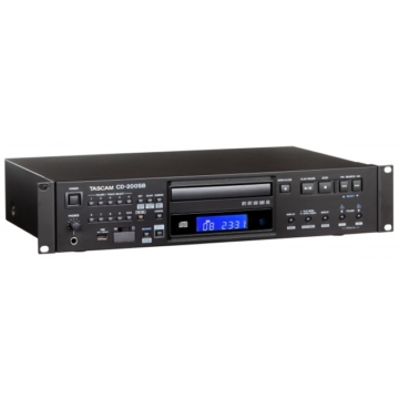 Tascam - CD200SB rakcbe szerelhető CD/USB/SD lejátszó MP3/WAV formátumokhoz