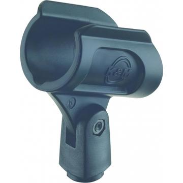 König & Meyer - Mikrofon kengyel – 34-40 mm rugalmas gumiból 3/8'' csavarral fekete