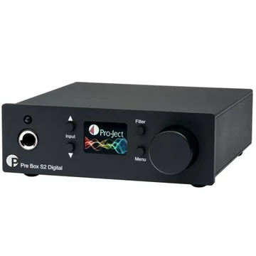 Pro-Ject - Pre Box S2 Digital 2023 edition - DAC és előfok fekete
