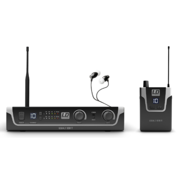 LD Systems - U305 IEM HP – vezeték nélküli fülmonitor rendszer fülhallgatóval 584 -608 MHz
