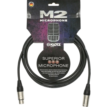 Klotz - mikrofonkábel 15 m Klotz XLR3M-XLR3F csatlakozók+MC2000 fekete kábel