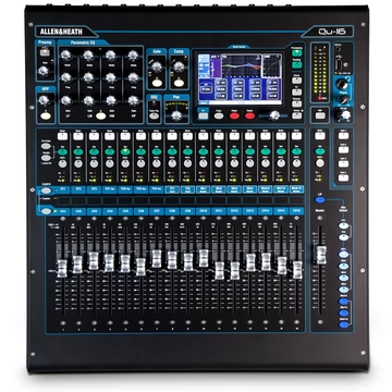 Allen &amp; Heath - QU-16 Chrome ajándék tokkal, szemből