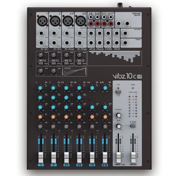 LD Systems VIBZ 10 C keverőpult kompresszorral