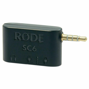Rode - SC6 Kettős TRRS mikrofon és fejhallgató adapter