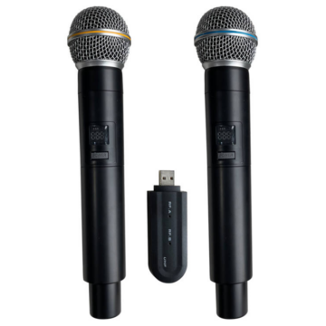 Voice Kraft - VK-BT vezeték nélküli USB Mikrofon szett