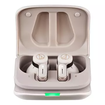 Audio-Technica - ATH-TWX7 Hallójáratba helyezhető vezeték nélküli Bluetooth fülhallgató digitális hibrid zajkioltó technológiával, fehér