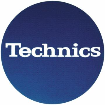 Technics - Slipmats Technics Logo blue