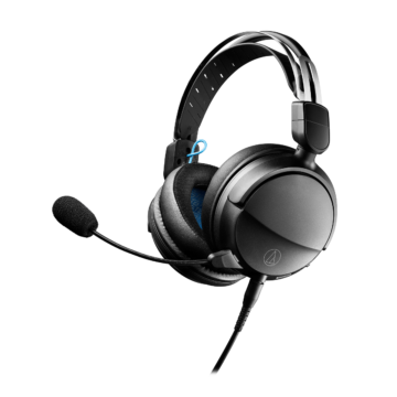 Audio-Technica ATH-GL3 Zárt Gaming headset levehető mikrofonnal fekete színben