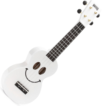 Mahalo - U-SMILE Szoprán ukulele fehér