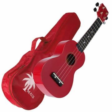 Soundsation - MUK10-RD Maui szoprán ukulele tokkal