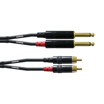 Cordial - CFU 1,5 PC REAN Jack 6,3 mm mono / RCA 1,5m