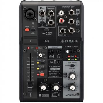 Yamaha - AG03 MKII B 3-csatornás analóg keverő