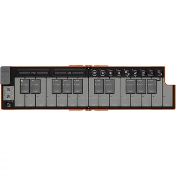 Korg - Nanokey Fold LO, 25 billentyűs, USB MIDI-vezérlő, narancssárga, összehajtható