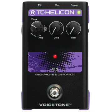 TC Helicon - VoiceTone X1 Megafon torzító pedál