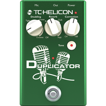 TC Helicon - Duplicator ének effekt pedál, szemből