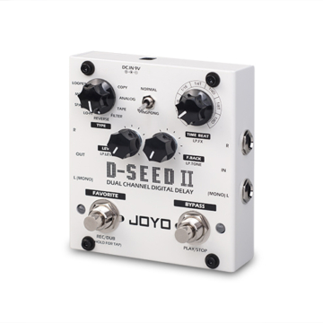Joyo - J-D-Seed II effektpedál  Digital Delay Dual Channel Tap Tempo