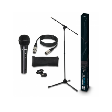 LD Systems - mikrofon készlet dinamikus mikrofon + állvány + 5 m-es mikrofonkábel