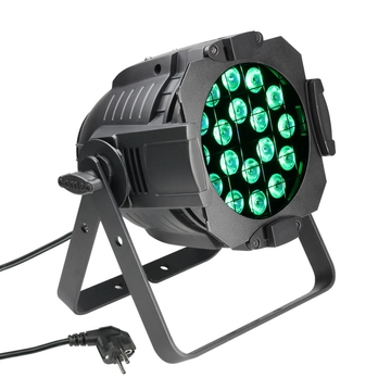 Cameo - Light LED Studio PAR 64 18x8 W os négyszínű RGBW LED fekete aluminium ház